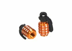 Buy 👏 Mon Ster Grenade Valve Stem Cap Set (Set Of 2) 🎉 -Cheap Mini Bike Store e41 8731 1