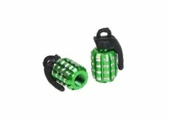 Buy 👏 Mon Ster Grenade Valve Stem Cap Set (Set Of 2) 🎉 -Cheap Mini Bike Store e41 8732 1