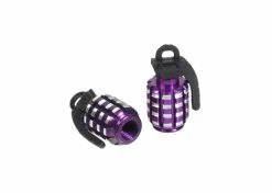 Buy 👏 Mon Ster Grenade Valve Stem Cap Set (Set Of 2) 🎉 -Cheap Mini Bike Store e41 8733 1