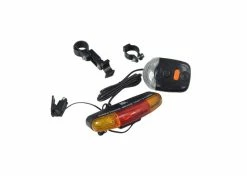 Best Pirce 💯 Mon Ster Battery Operated Brake Light & Turn Signal Taillight Assembly With Horn For Bikes & Scooters ✔️