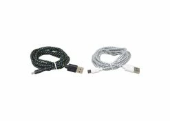 Promo 🛒 Mon Ster Braided Micro USB Charging Cable For Samsung S3, S4, & Note 2 ✨