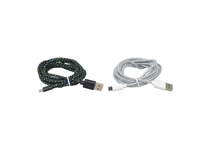 Promo 🛒 Mon Ster Braided Micro USB Charging Cable For Samsung S3, S4, & Note 2 ✨ 3 Promo 🛒 Mon Ster Braided Micro USB Charging Cable For Samsung S3, S4, & Note 2 ✨